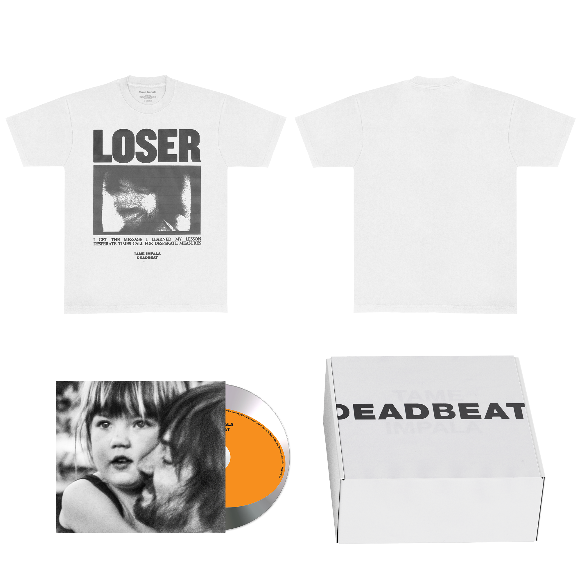 Deadbeat - Loser T-Shirt and CD Boxset