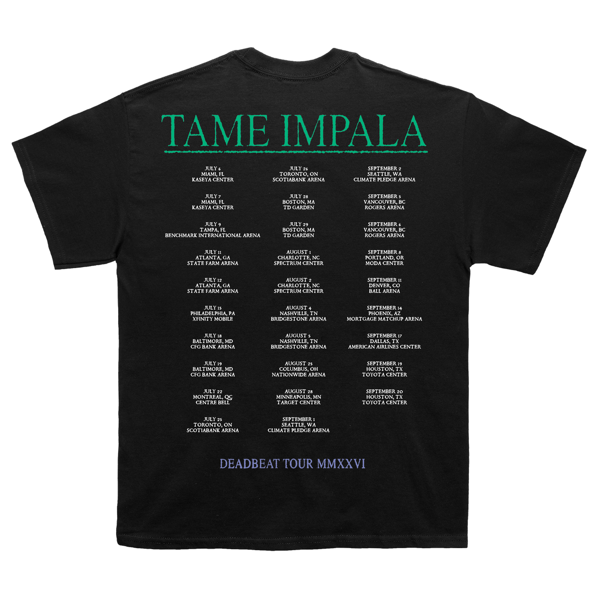 2026 US Tour Deadbeat Flower Tee