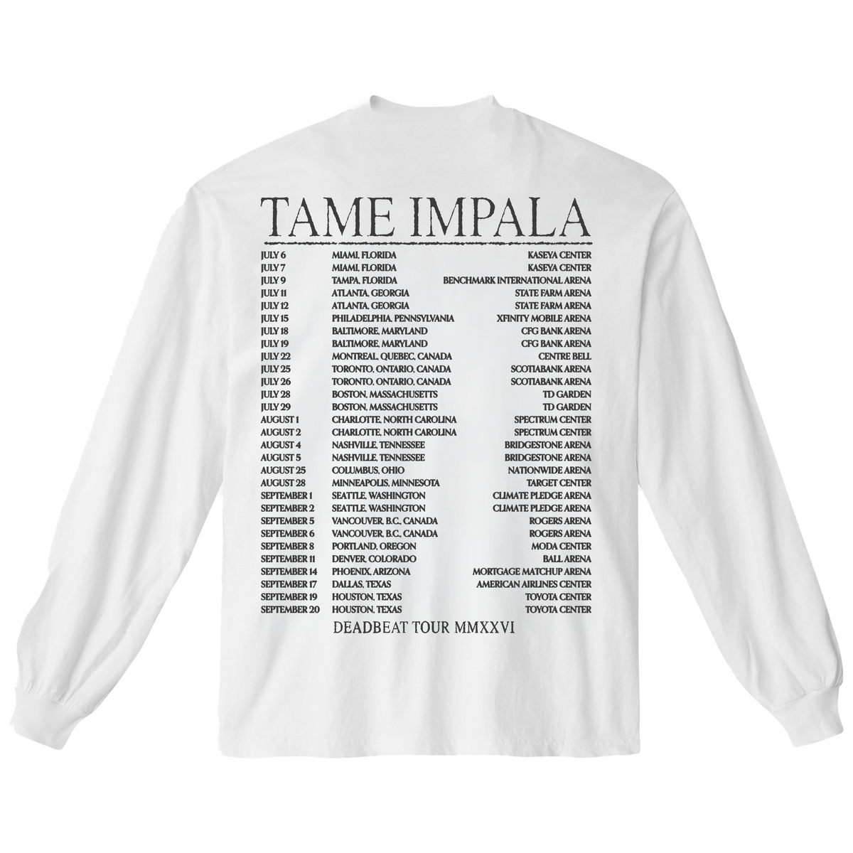 2026 US Tour Deadbeat Flower Longsleeve