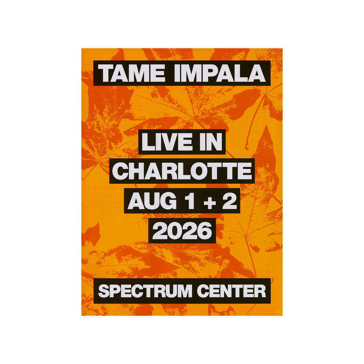 Live in Charlotte Poster
