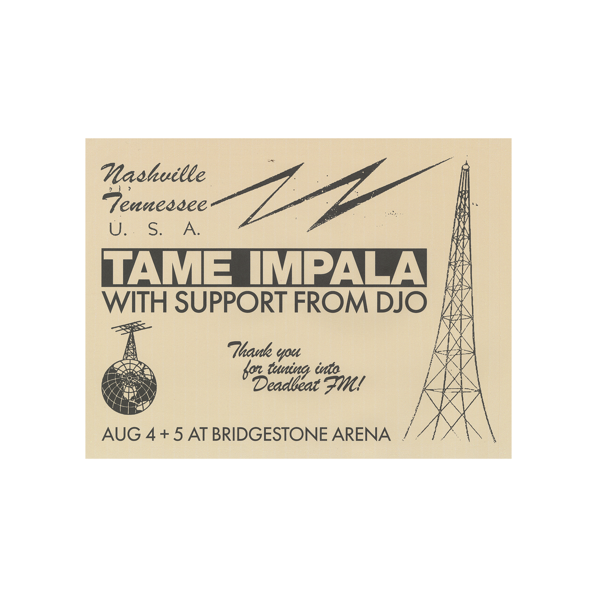 Live in Nashville Poster